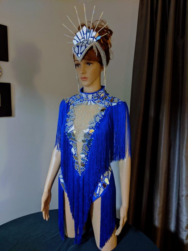 Blue Passista Dress w/ Crown