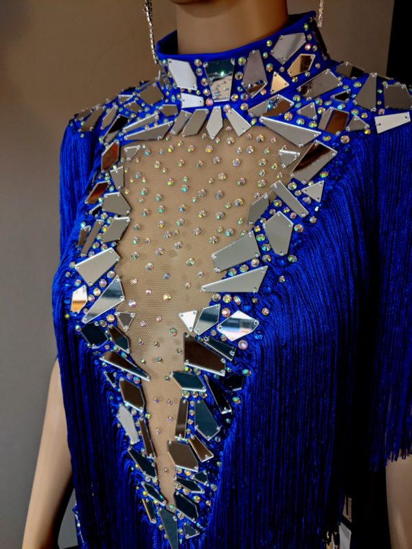 Blue Passista Dress w/ Crown - Image 3