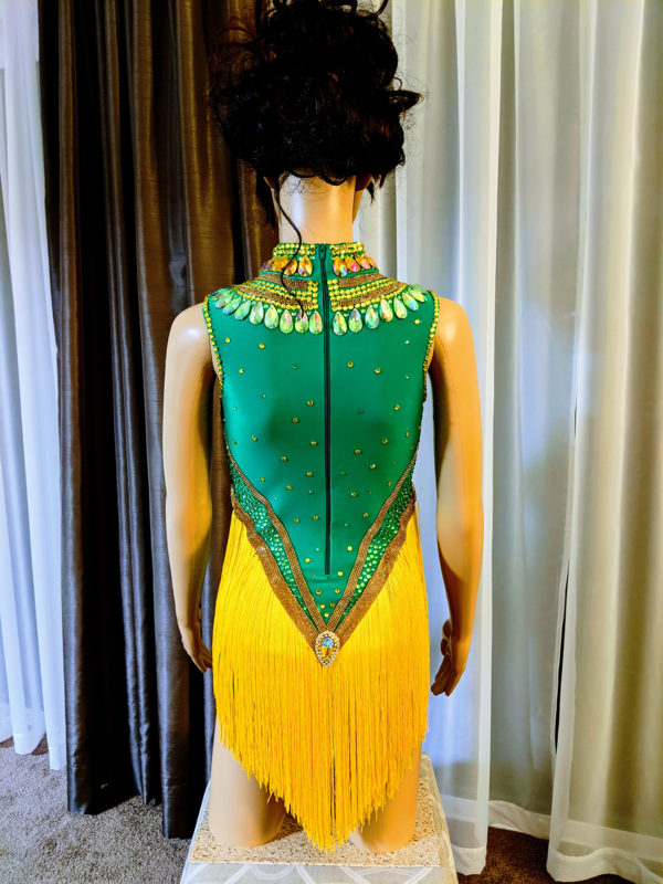 Green & Yellow Passista Dress - Image 8