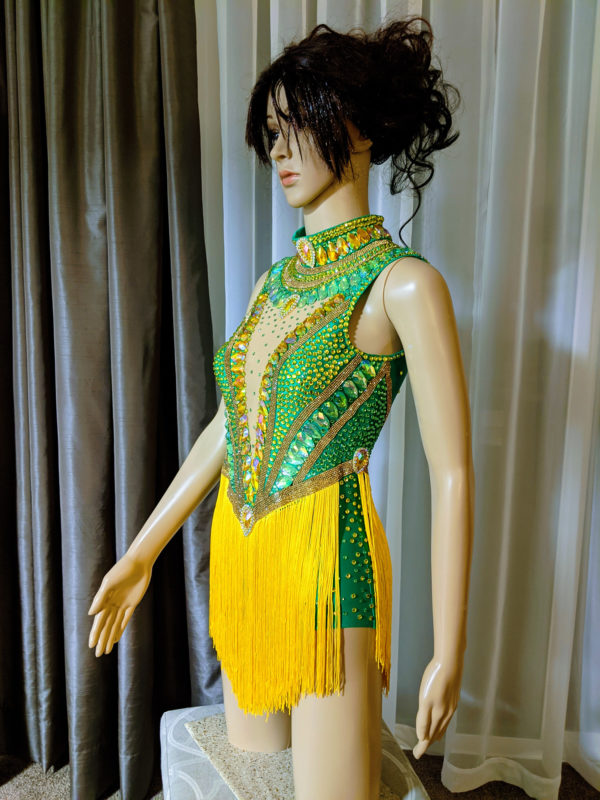Green & Yellow Passista Dress - Image 6