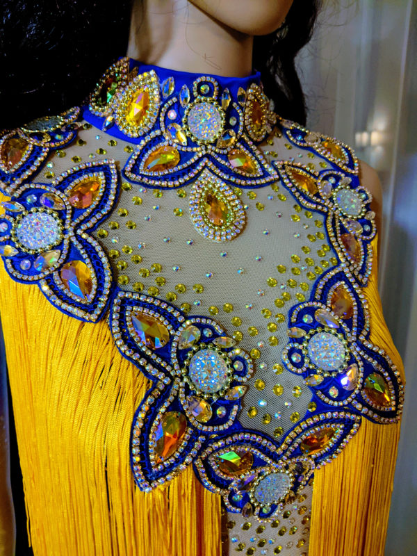 Yellow & Blue Passista Dress - Image 8