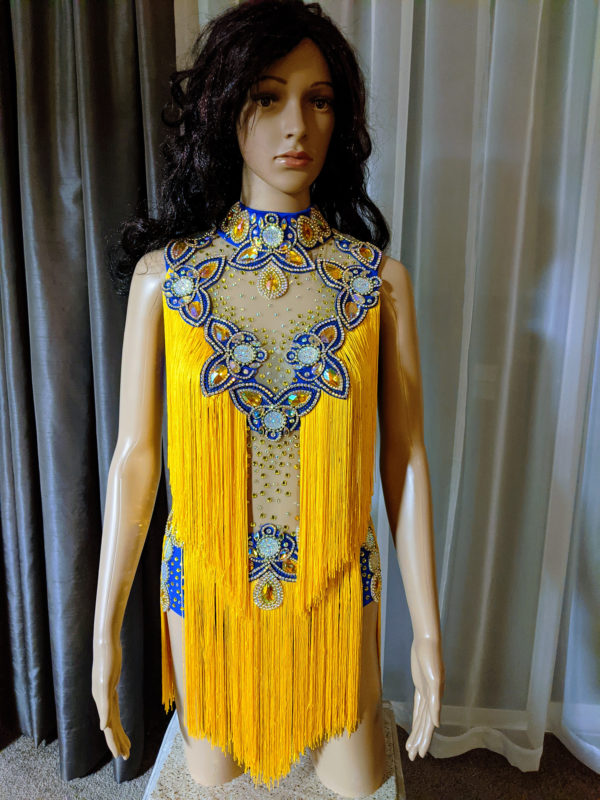 Yellow & Blue Passista Dress